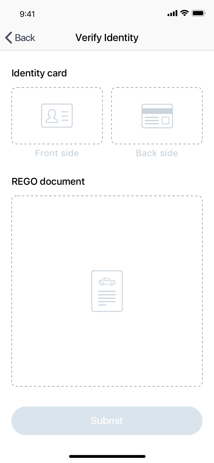 iOS app design